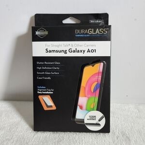 Samsung Galaxy A01 Tempered Duraglass Screen Protector NIB